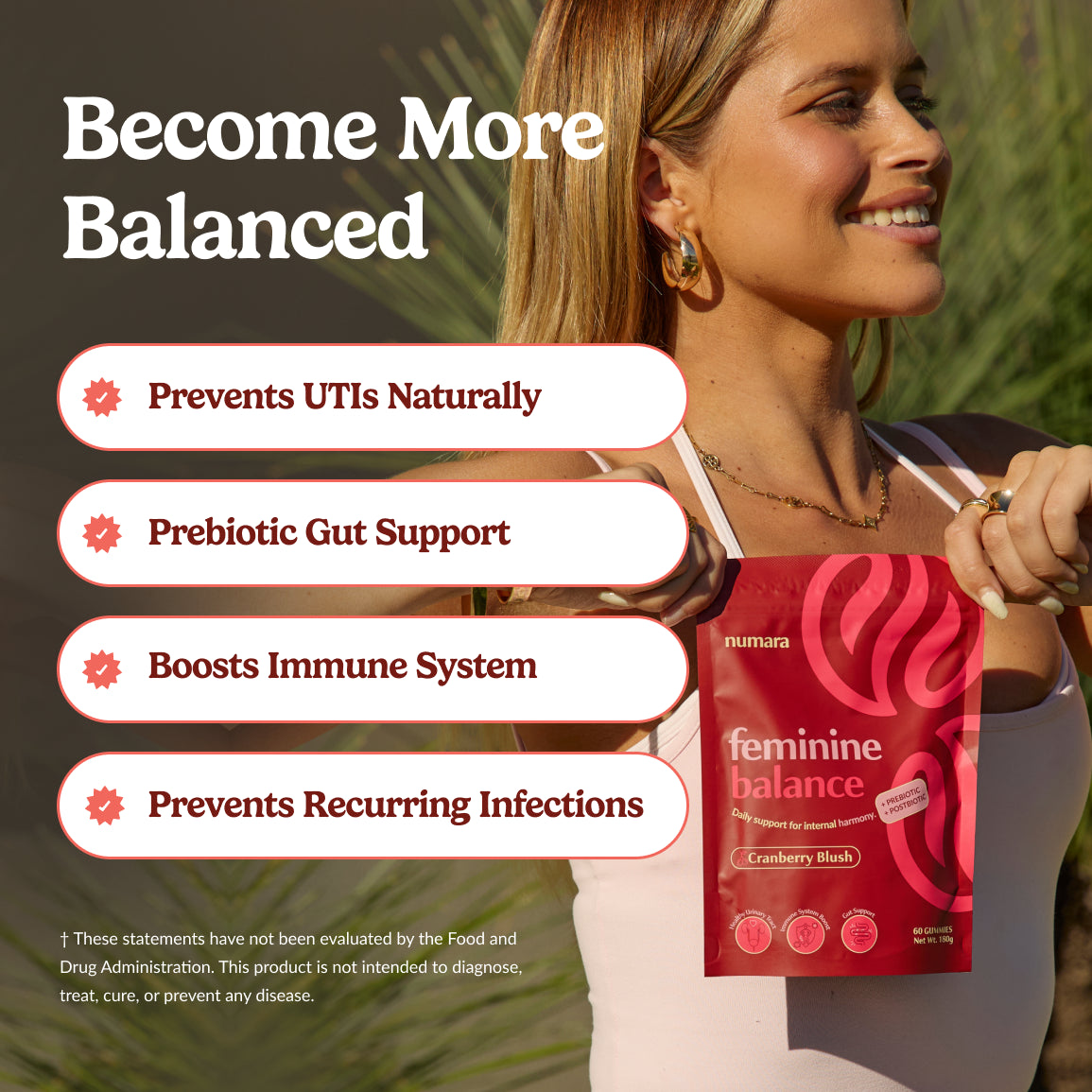 Cranberry Prebiotic Gummy